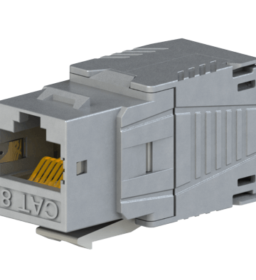 180° STP Keystone Jack, Tool-Free, GHMT and EC Verified