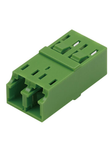 LC Duplex Adapter with Internal Shutter