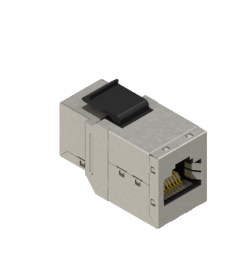 STP In-Line Coupler Keystone Jack Type