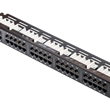 90° UTP ISDN Patch Panel, 1U-50port