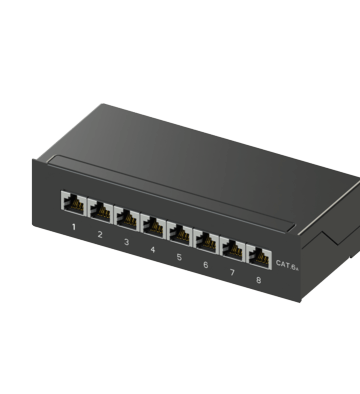90° STP Surface Mount Box, 8-port