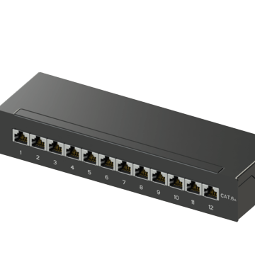 90° STP Surface Mount Box, 12-port