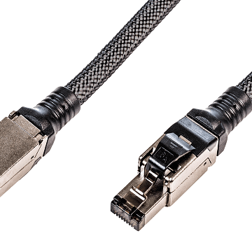 40G S/FTP 24 AWG PET-Braid Patch Cord