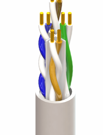 Cat.6 U/UTP 23 AWG Solid Wires Cable
