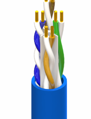 Cat.6 U/UTP 24 AWG Solid Wires Cable